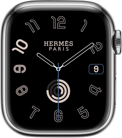 Watch Series 8 Hermes (Cel) NO STRAP, Silver Stainless Steel, 41mm